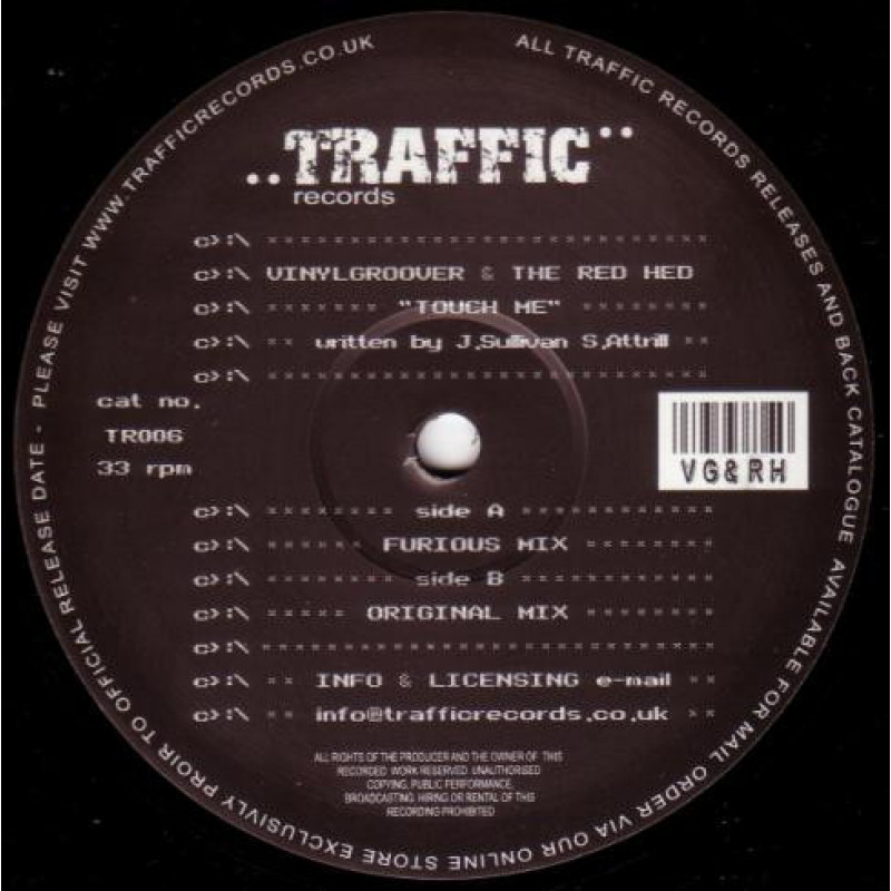 Vinylgroover & The Red Hed – Touch Me Vinylgroover & The Red Hed – Touch Me