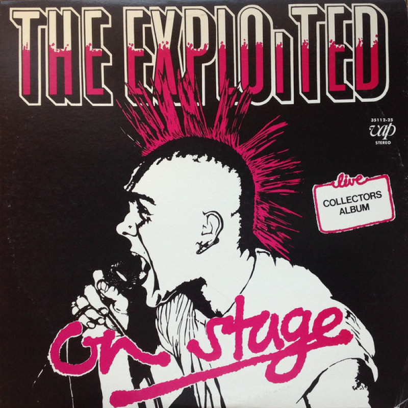 Книга The Exploited – On Stage Книга The Exploited – On Stage